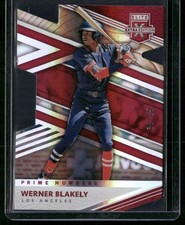 2020 Panini Elite Extra Edition #118 Werner Blakely Prime Numbers A Die Cut #/85