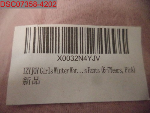 IZYJOY Girls Pink Winter Warm Fleece Lined Stretchy Leggings 6-7 X0032N4YJV - Picture 7 of 7