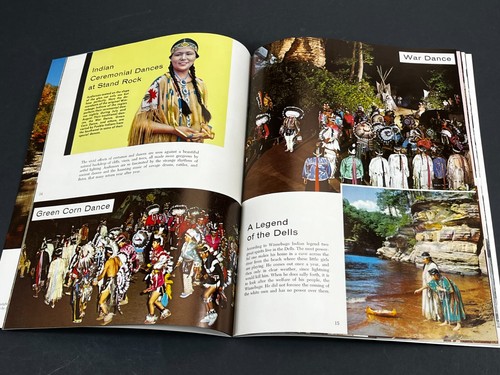 Dells of the Wisconsin River Vintage 1962 Brochure Magazine History Indian Lore - Picture 15 of 22