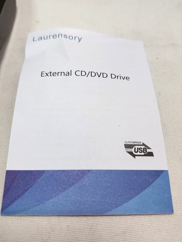 Laurensory External DVD Drive USB 3.0 Type-C USB Portable Player for Laptop - 第 5/9 張圖片