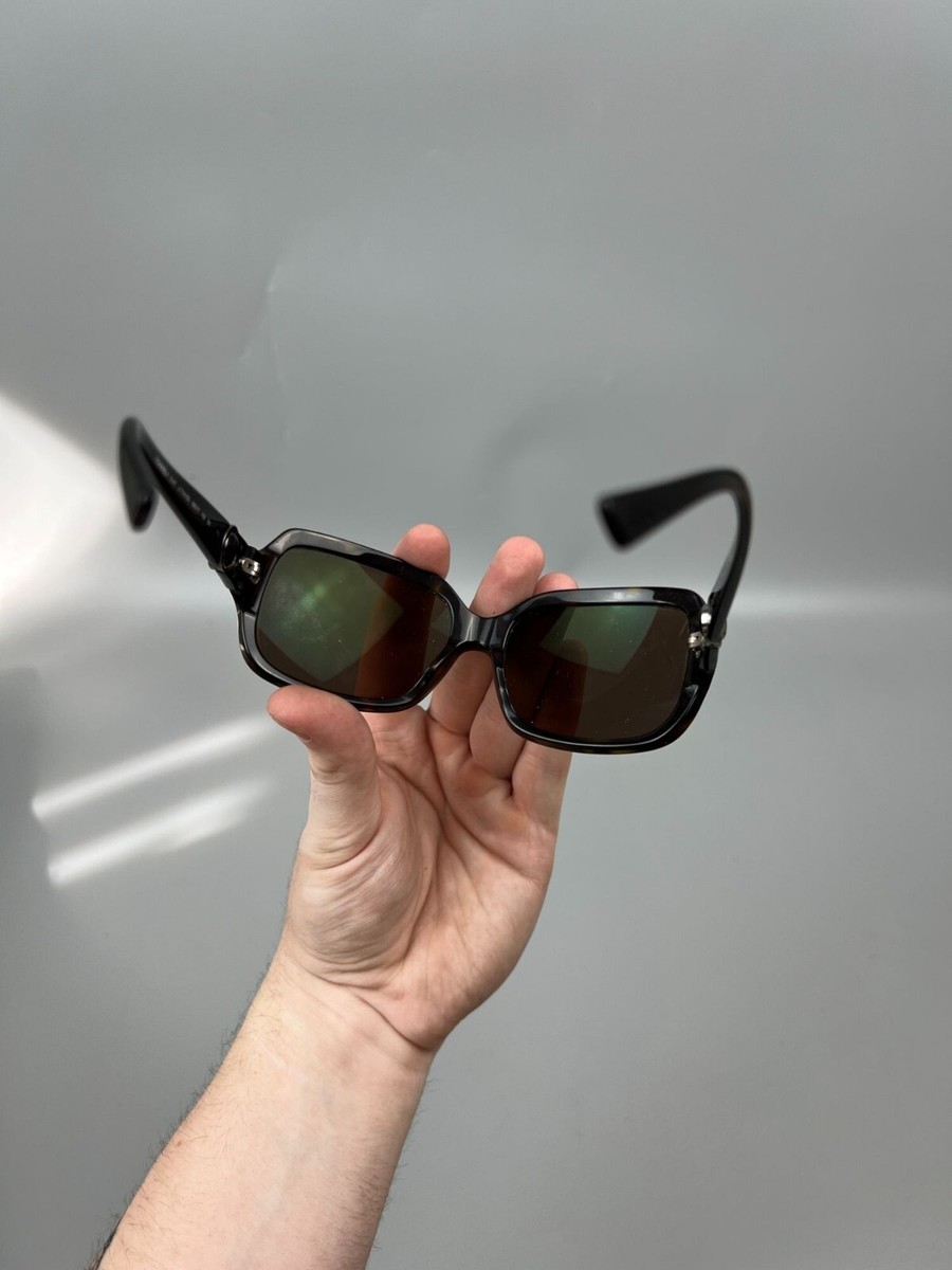 Women's Chanel 5147 Logo Flip Tortoise Shell Sunglasses Size 58/17