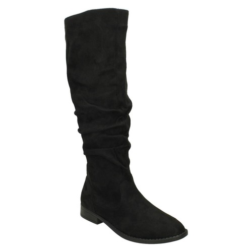 Ajustadas F4R419 Informal de Mujer Elegante Botas Altas Tacón en Bloque |  eBay