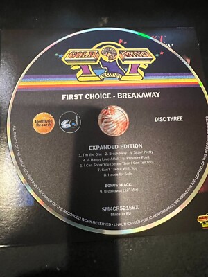 CD First Choice  Breakaway   Mini LP RCA NM  *NEVER PLAYED* w/ Bonus Track GOLD