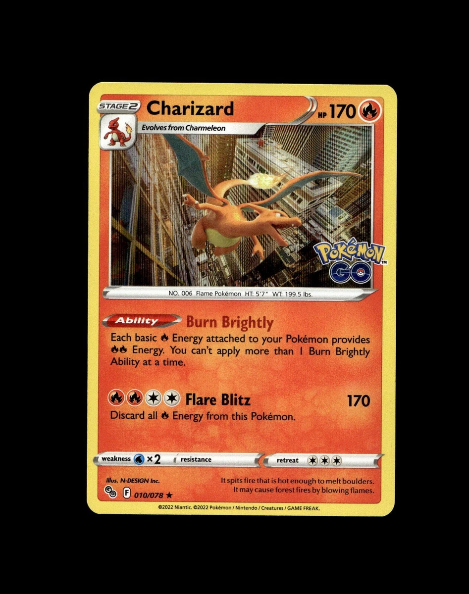 Charizard 010/078 Pokémon GO for sale