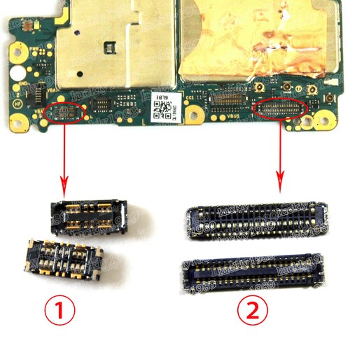 2 X For ASUS ZENFONE 5 ZE620KL LCD display FPC battery connector mainboard plug - Picture 1 of 7