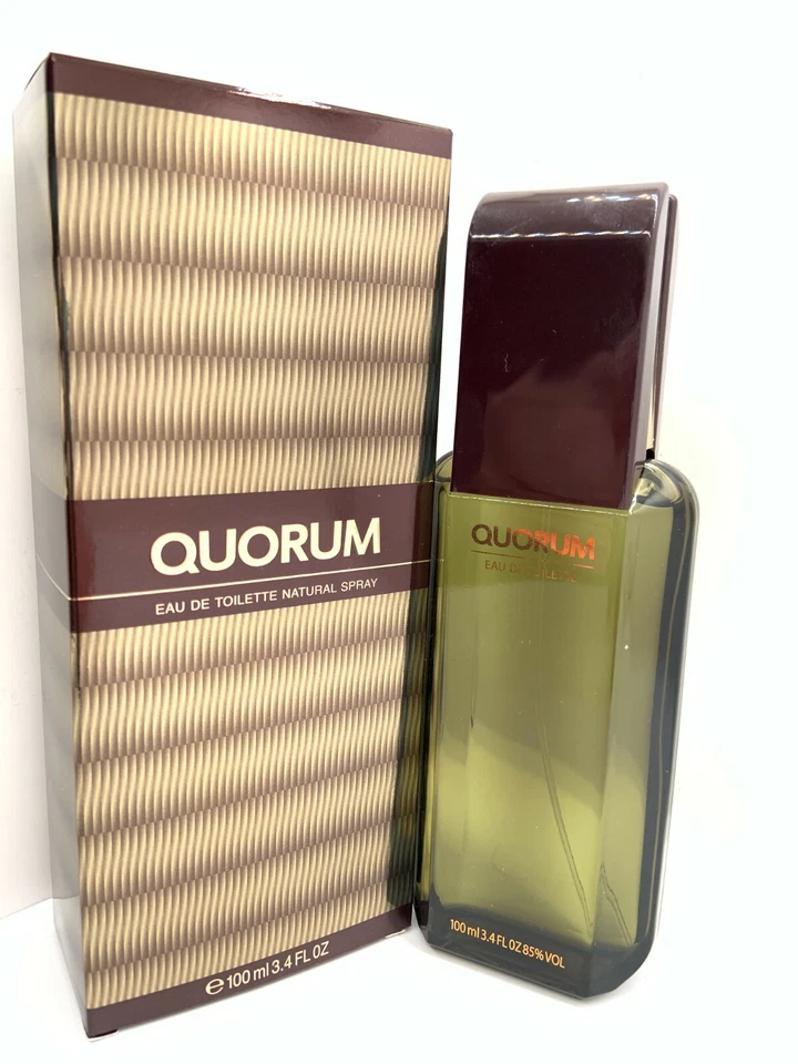 Quorum Por Antonio Puig 3.4 OZ Eau De Toilette Spray Colonia para Hombres Nuevo en Caja Foto 2 de 4