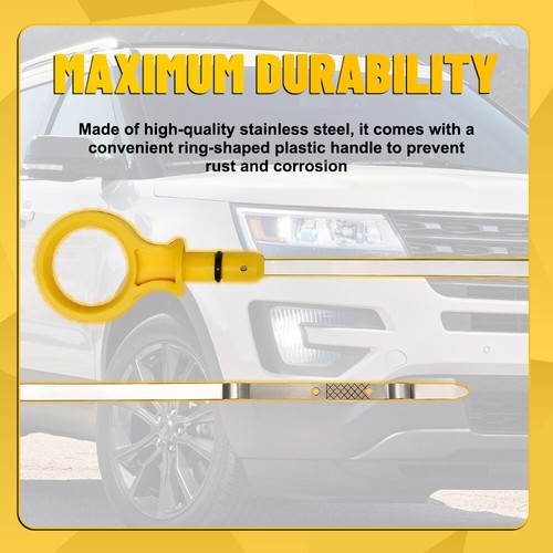 DG1Z6750AB Engine Oil Level For Dipstick Ford Explorer Edge 3.5L Lincoln 3.7L - Picture 8 of 10