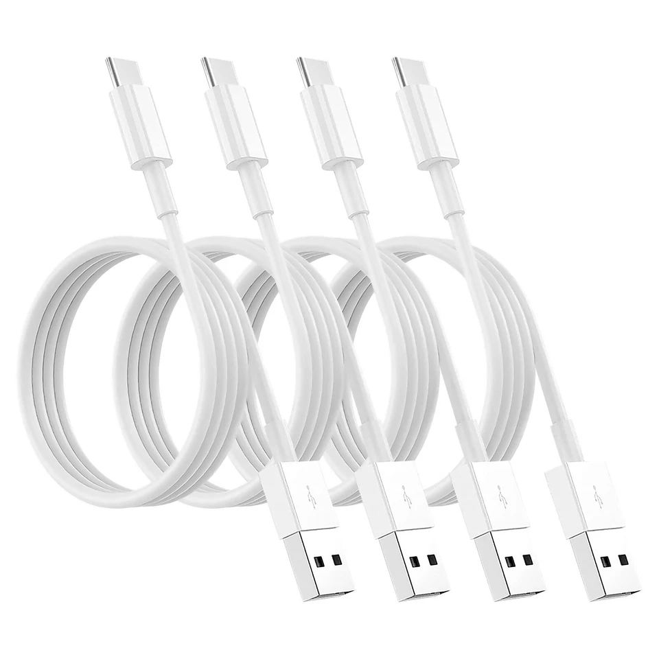 [4 Paquetes] Cable Tipo C Carga Rápida Samsung Teléfono 3 pies Android C Cable Celular Foto 2 de 4