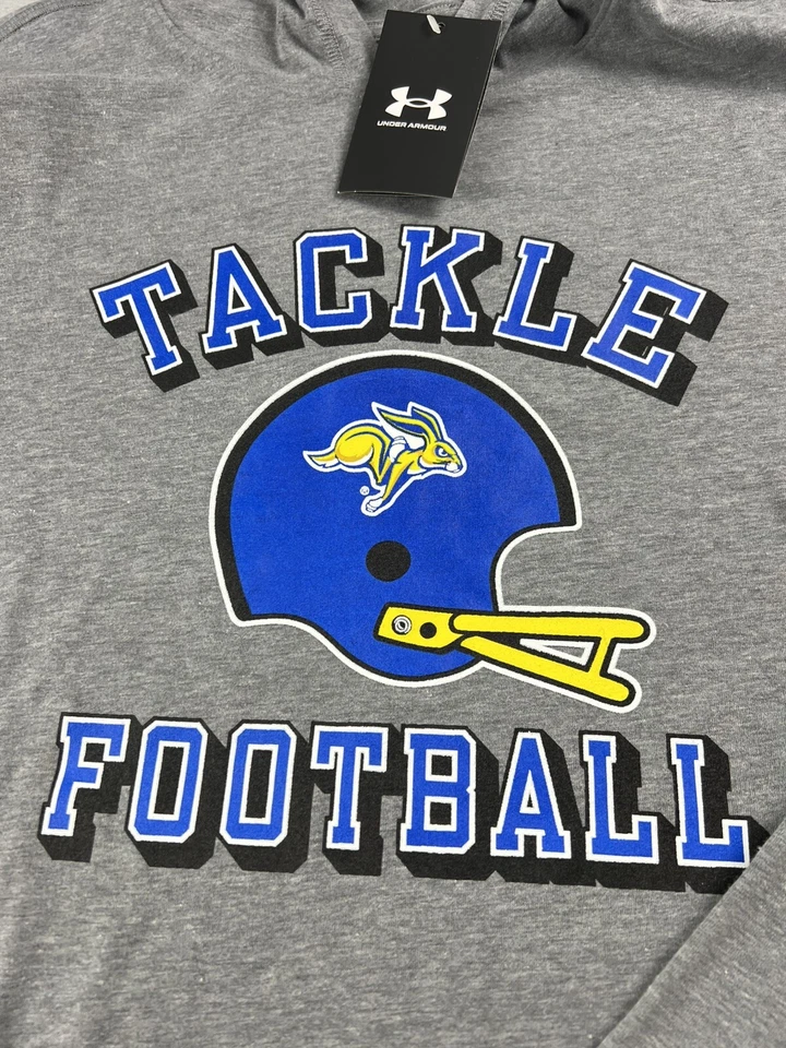 UNDER ARMOUR South Dakota State Jackrabbits Hooded 2.0 T-Shirt Size Large NWT - Image 3 of 4
