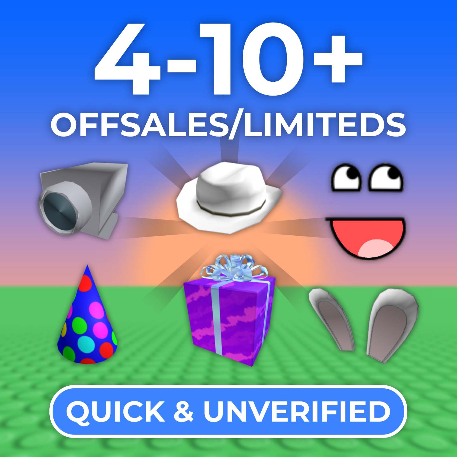 ROBLOX OG 2006-2014 | 6-10+ OFFSALES / LIMITEDS | SENT FAST TO YOU