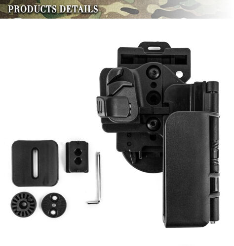 Quick Carry Tactical Holster Right Hand Draw Holster For Glock 17 19 22 34 - Picture 7 of 9