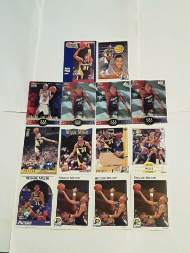 Lot de 14 cartes basketball Reggie Miller NBA Indiana Pacers  - Photo 1 sur 12