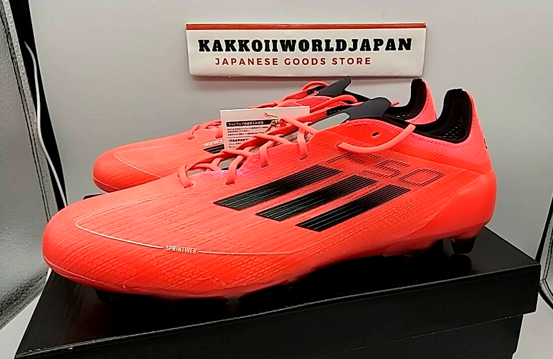 adidas Soccer Cleats F50 ELITE HG/AG Turbo/Aurora Black adidas Soccer Cleats F50 ELITE HG/AG Turbo/Aurora Black