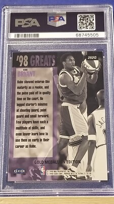 レア【PSA8】 1997 Ultra Gold Medallion Kobe Kobe Bryant - 1997 Ultra Gold Medallion PSA 8 | eBay