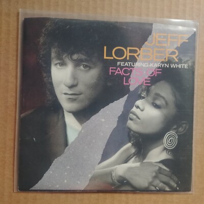 JEFF LORBER Facts Of Love 45 7'' Vinyl Record SYNTH POP DISCO DJ PROMO