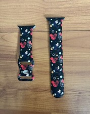 Halloween Mickey Mouse Silicone Watch Band For Apple Watch Fits 38/40/41mm