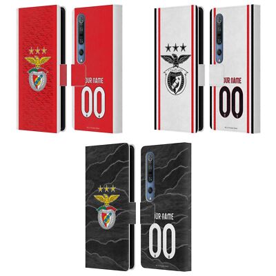 CUSTOM PERSONALIZED S.L. BENFICA 2021/22 KIT LEATHER BOOK CASE FOR XIAOMI PHONES