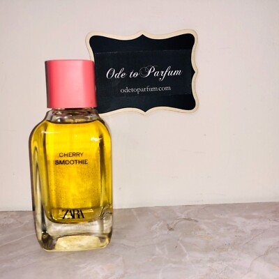 Zara CHERRY SMOOTHIE Perfume Eau de Parfum Fragrance NEW 3.4 oz 100 ml LARGE  