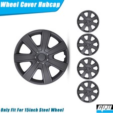 15wheel Covers Snap On Hub Caps R15 Tiresteel Rim Black Matte Mould Texture