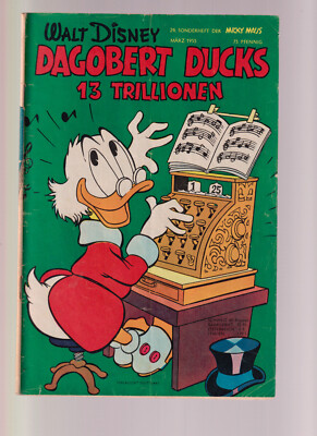 Mickey Mouse Special Issue 1955 No 24 Good Condition Barks Scrooge Duck 13 Trillion