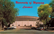 Postcard Laramie, Wyoming: The Classroom Building University of Wyo Campus