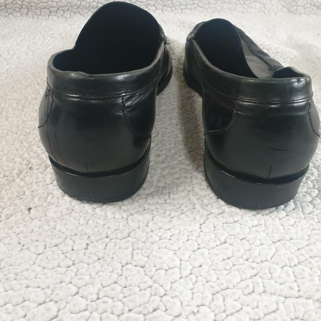 Cole Haan Handsewn Camp Moc Loafers Men 13D Black Leather Tie Moc Brazil Cole Haan Men main image 4