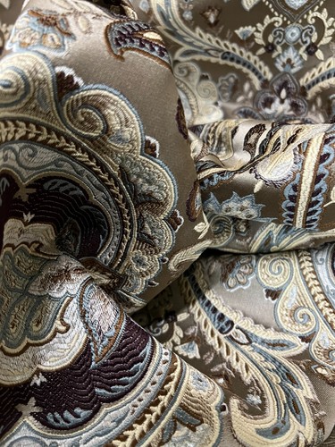 Majestic Damask Jacquard Fabric, 54" Wide, for Upholstery Window, Sold by Yard - Picture 8 of 10