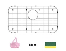 MELIHOME New Sink Protectors for Kitchen Sink, 28.34" x 15.35" Rear Drain SUS...
