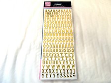 Hyakoz 8 Fogli Adesivi Lettere E Numeri Oro – Grandi, In Vinile Impermeabile, Per Scrapbooking E Decorazioni - 2