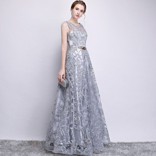 New Elegant Evening Formal Party Ball Gown Prom Bridesmaid Long Party Dress - Picture 7 of 12