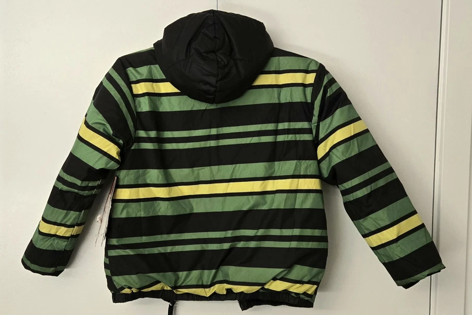 The North Face Kids Moondoggy Reversible Jacket Black/Green S 7/8 - Image 4 of 4