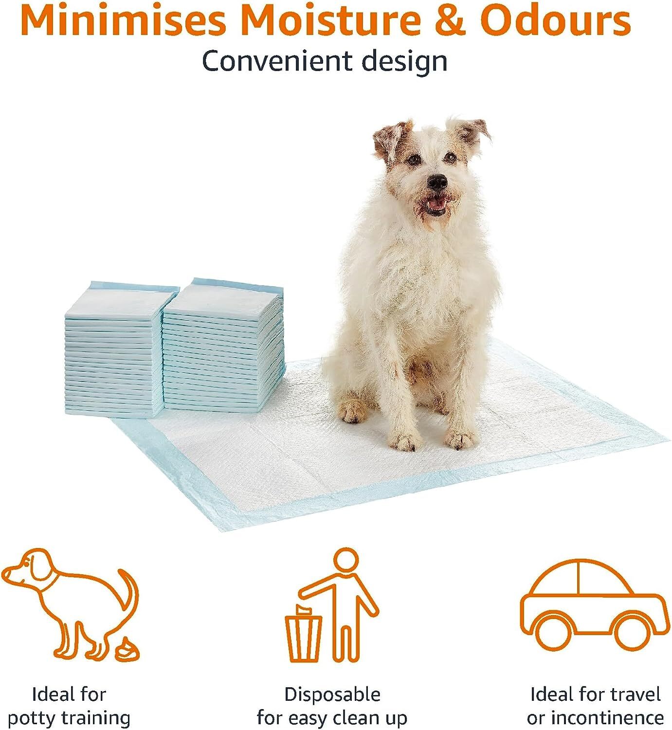 LeakProof, 5Layer, Scented Dog Pee Pads for Potty Training, 22x22 inch 100pcs eBay