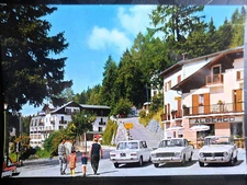 VETRIOLO TERME - ALBERGO CENTRALE E ALBERGO TRENTO - CARTOLINA VIAGGIATA 1970