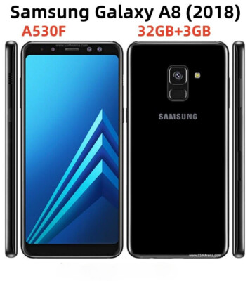 Samsung Galaxy A8 (2018) A530F 32GB+3GB Dual Sim Unlocked SmartPhone OPEN BOX A+