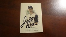2006 TOPPS ALLEN & GINTER'S JEFF FRANCIS   AUTOGRAPHED BASEBALL  CARD