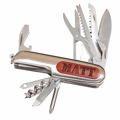 Engraved 11 Function Multitool - Personalized Custom Monogrammed Groomsmen Gifts