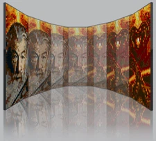 Lego Gandalf / Balrog Lenticular Portrait - PDF Instructions File