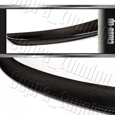 Real Carbon Fiber Rear Trunk Spoiler For 13-19 Mercedes CLA-Class W117 P-Style