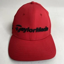 Taylor Made Golf Cap M3 Tour RadarRed TP5 Hat OSFA Adjustable EUC