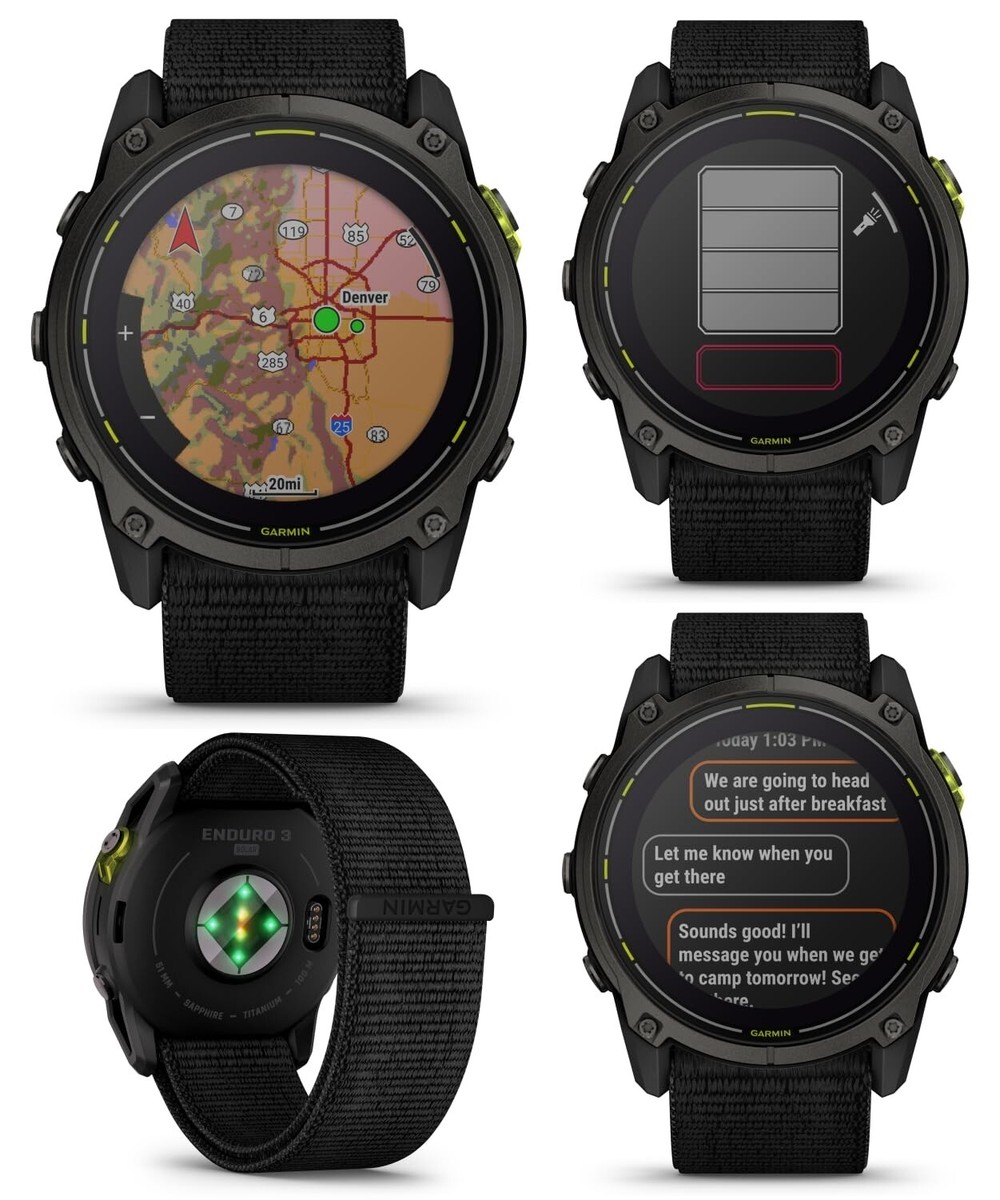 Garmin Enduro 3 51mm Solar Sapphire GPS Smartwatch Carbon Gray 010 ガーミン Enduro 3 51mm[0100275121]