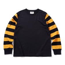 Vintage Herren Langarm Heavy Gestreift Shirts...