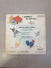Alberto Rota E Ritmi Animali In Cortile 45 Ep Paperino Tortora Papera Tacchino