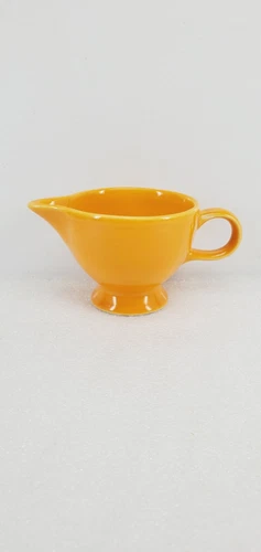 HOMER LAUGHLIN FIESTA INDIVIDUAL CREAMER butterscotch orange NEW