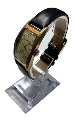 Bulova Vintage Watch Circa 1940 Curvex 10K Gold Filled Mechanical