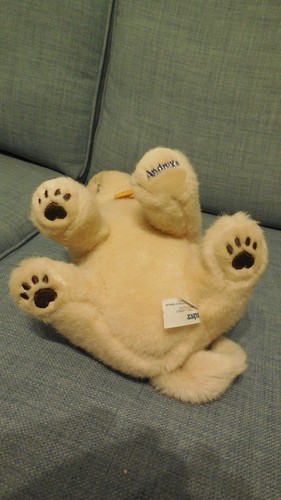 Andrex Vintage Labrador Retriever Puppy Sitting Dog Soft Plush Toy - Picture 3 of 6