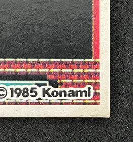 Japanese Vintage Menko Famicom I.A. Kung-Fu Nintendo Official 1985 Card Retro