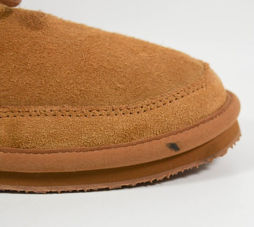 Women's L.L. Bean 516022 Wicked Good Three Eye Suede Fur Lined Booties Sz 10M - Picture 10 of 10
