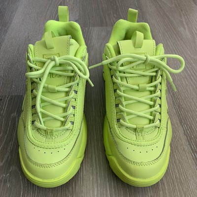 fila disruptor 2 neon green