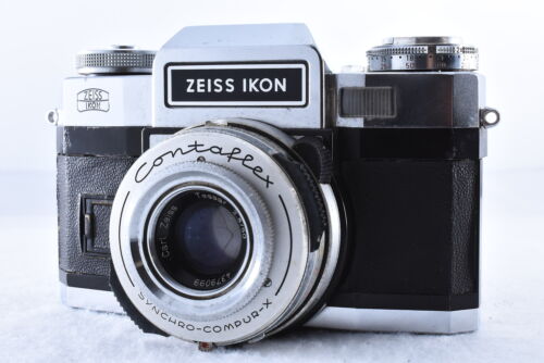 Zeiss Ikon Contaflex Con ZEISS Tessar 50mm F2.8 Lente De Japón (t2908) - Imagen 1 de 12