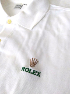 *** Rolex '' AD ''   Event Shirt White 2X-L Made in USA 100% Cotton ***